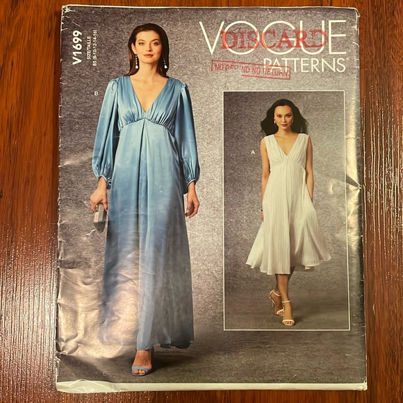 2/$15 Vogue V1699 Sewing Pattern 8-16 - Picture 1 of 3